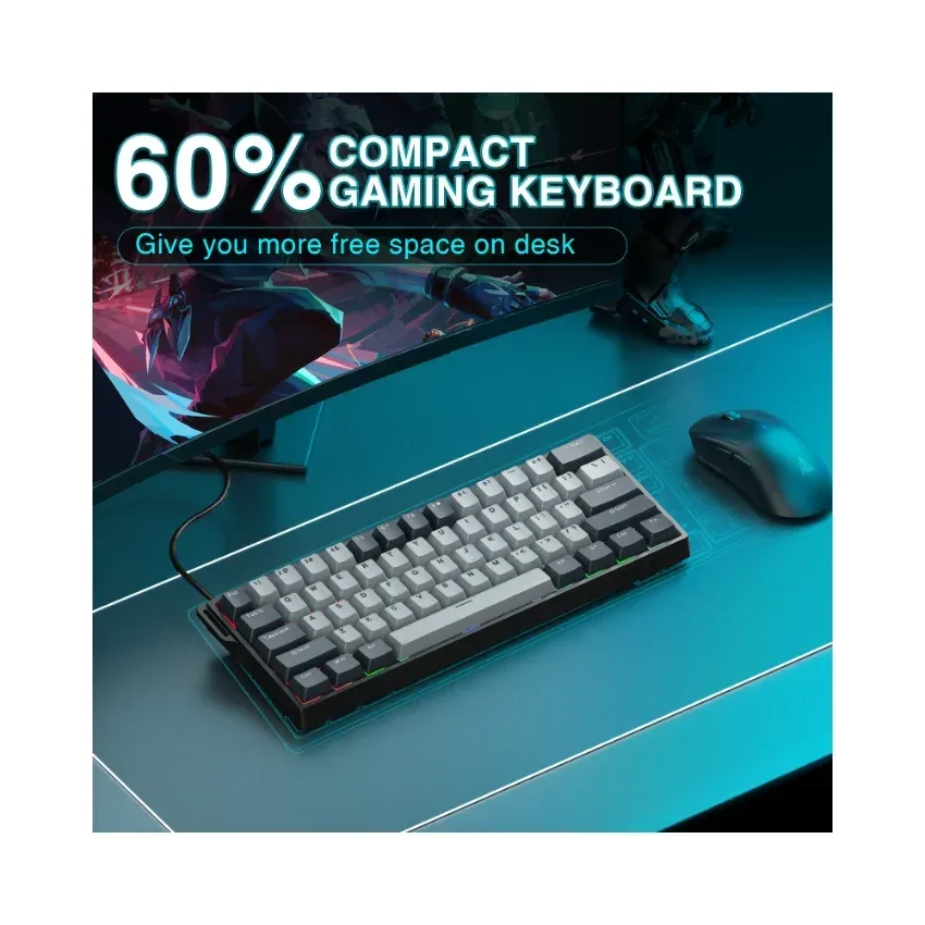 AULA WIN60 HE (PRO) 60% Wired Magnetic Keyboard image 4
