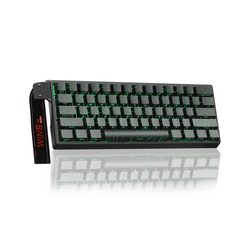 AULA WIN60 HE 60% Wired Magnetic Keyboard (Black)