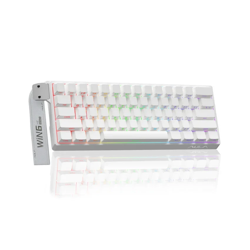 AULA WIN60 HE 60% Wired Magnetic Keyboard (White)