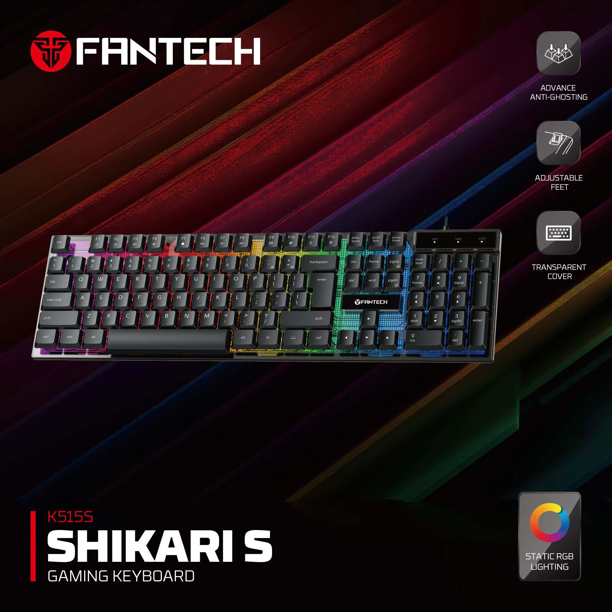 Fantech Shikari S K515 Gaming Keyboard image 2