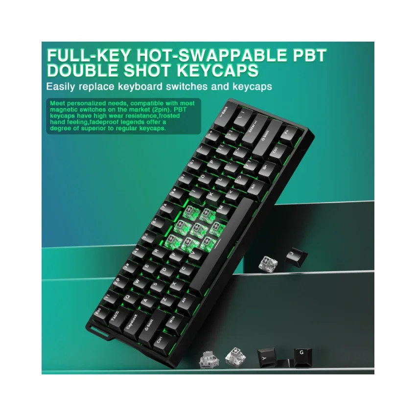 AULA WIN60 HE 60% Wired Magnetic Keyboard (Standard) image 2