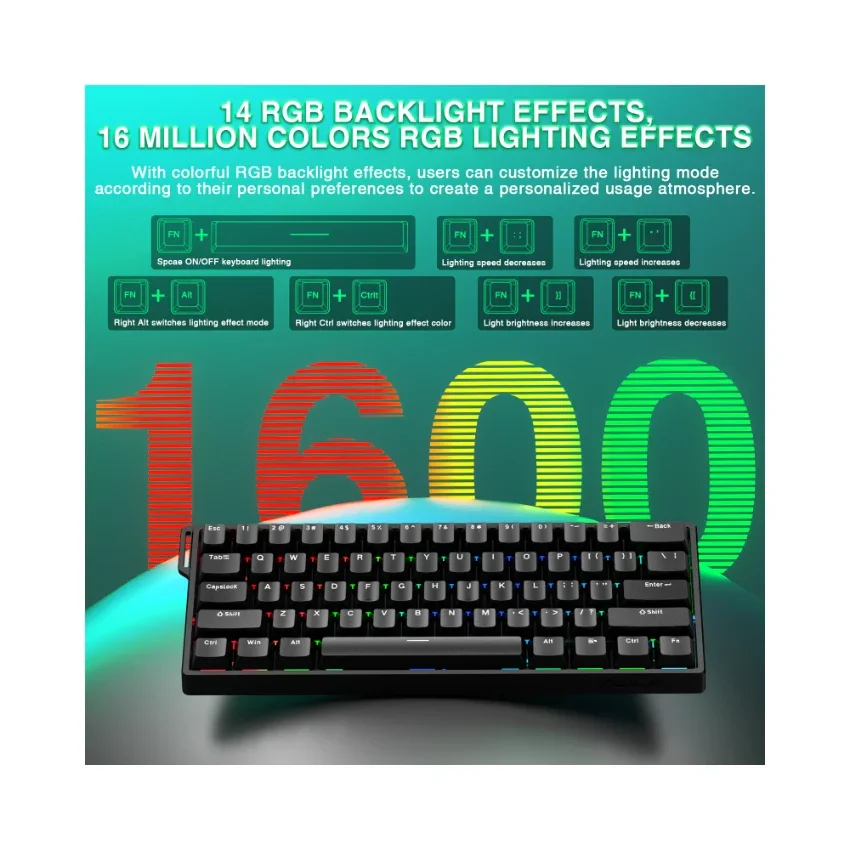 AULA WIN60 HE 60% Wired Magnetic Keyboard (Standard) image 6