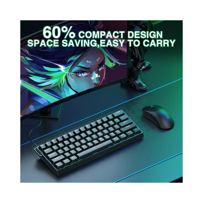 AULA WIN60 HE 60% Wired Magnetic Keyboard (Standard) image 7